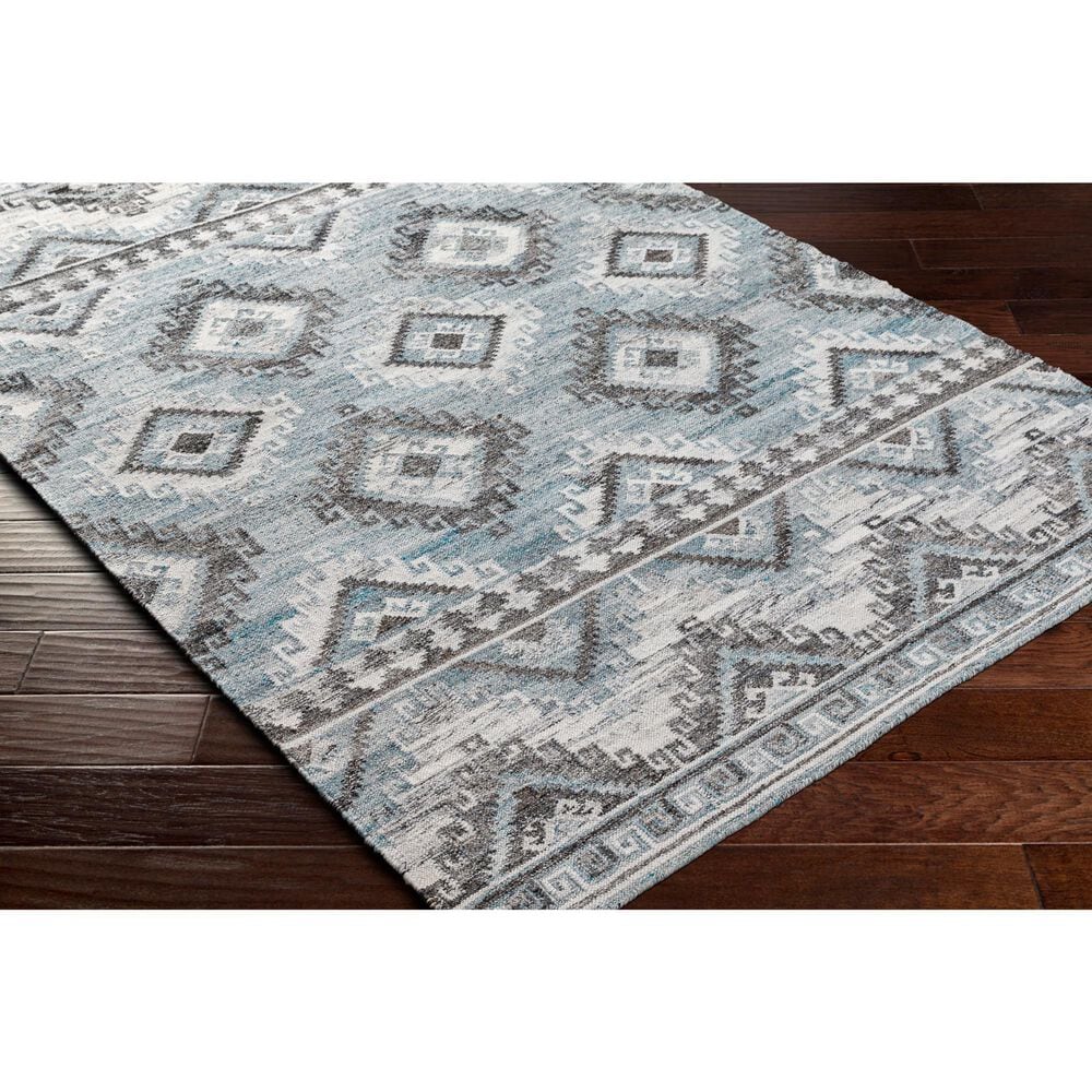 Surya Alyssa 8&#39; x 10&#39; Slate, Brown, Ivory and Blue Area Rug, , large