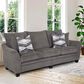 Moore Furniture Eastbrook Stationary Sofa in Shasta Charcoal, , large
