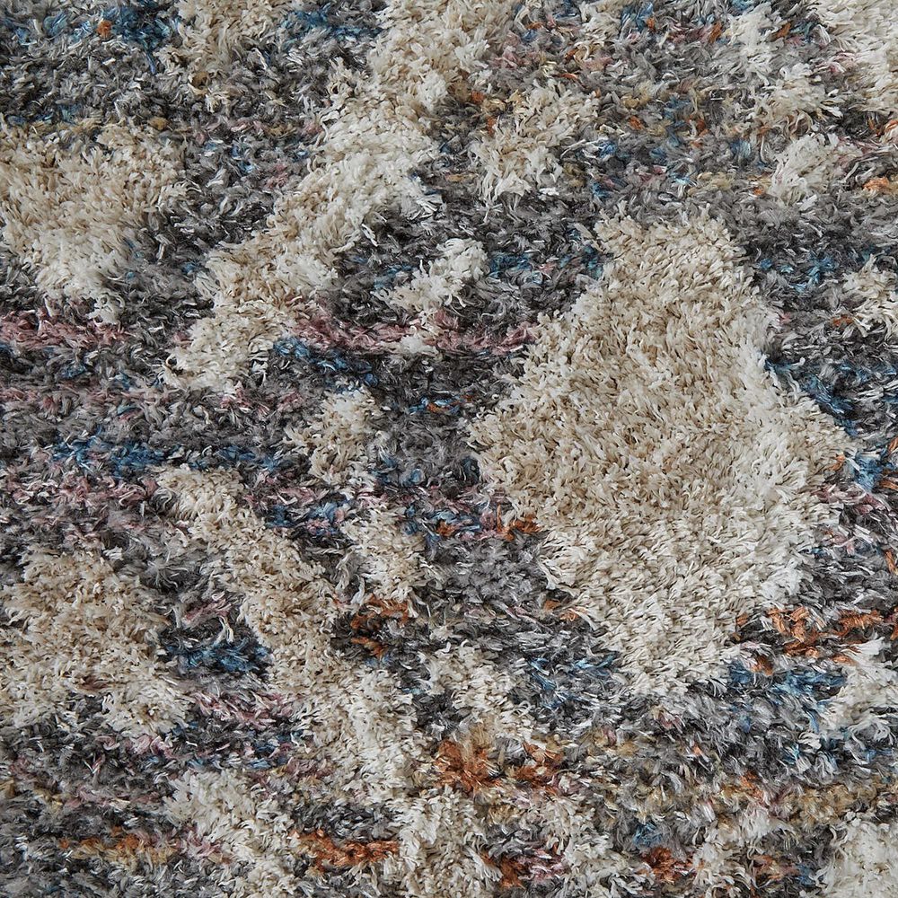 Feizy Mynka 5&#39; x 8&#39; Multicolor and Gray Area Rug, , large