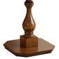 HOMLUX Bishop 2-Drawer Game Table in Cherry, , large