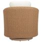 Zuo Modern Solara Outdoor Swivel Chair in Ivory, , large