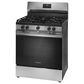Frigidaire 3 Piece Kitchen Package with 25.6 Cu. Ft. Standard Depth Side-by-Side Refrigerator, 30" Freestanding Gas Range with Quick Boil Burner, 24" Built-In Dishwasher with MaxDry in Stainless Steel, , large