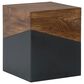 Ashley Trailbend Cube Accent Table in Brown and Gunmetal, , large