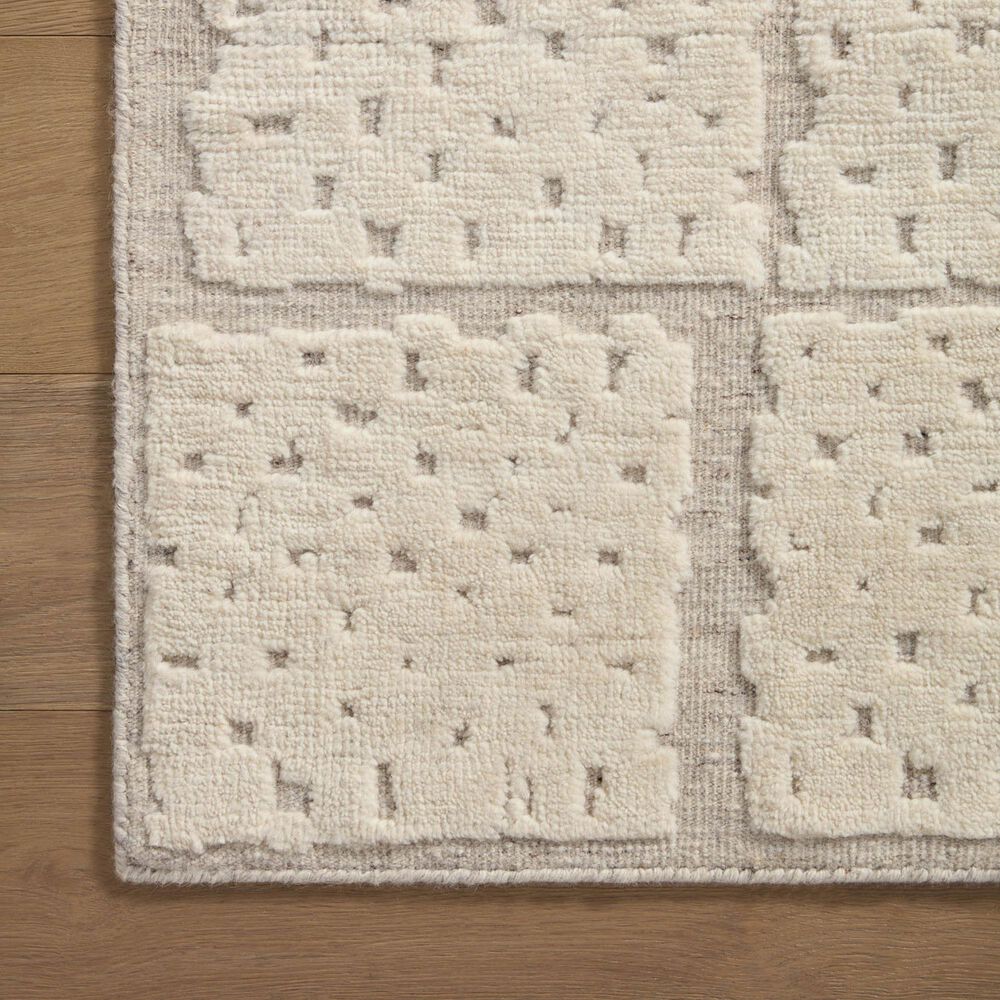 Loloi Moore 5&#39;6&quot; x 8&#39;6&quot; Pebble and Ivory Area Rug, , large