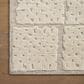 Loloi Moore 5"6" x 8"6" Pebble and Ivory Area Rug, , large