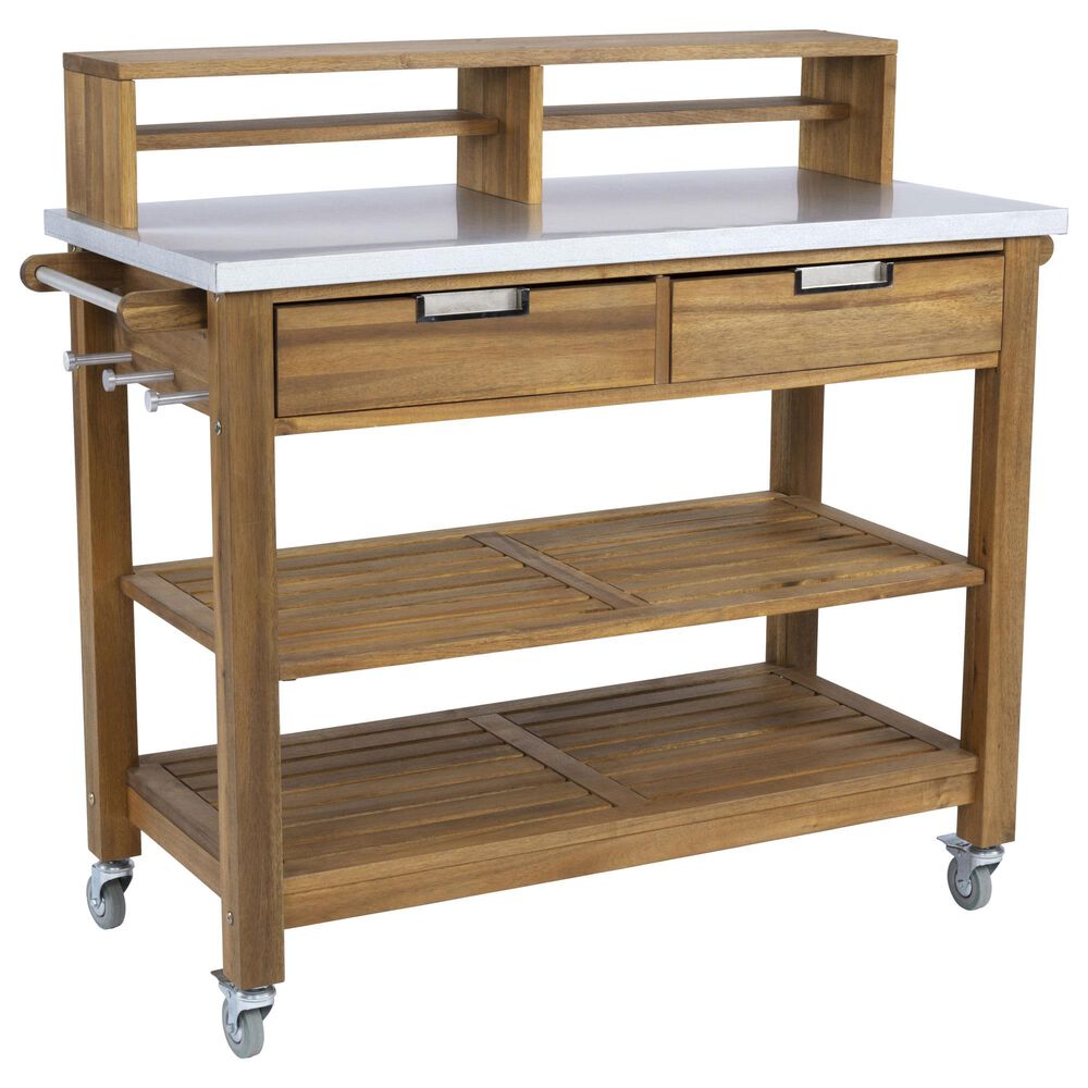 Homestyles Maho Potting Bench in Brown, , large