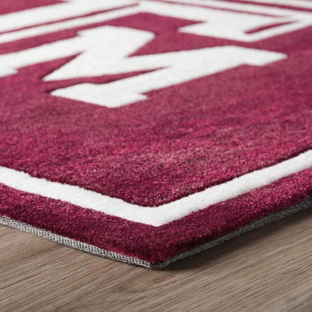 Luxury Sports Rugs NCAA Texas A&M Aggies 1'6" x 2'4" Maroon Scatter Rug