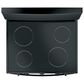 GE Appliances 30" Electric Radiant Smooth Cooktop Range in Black, , large