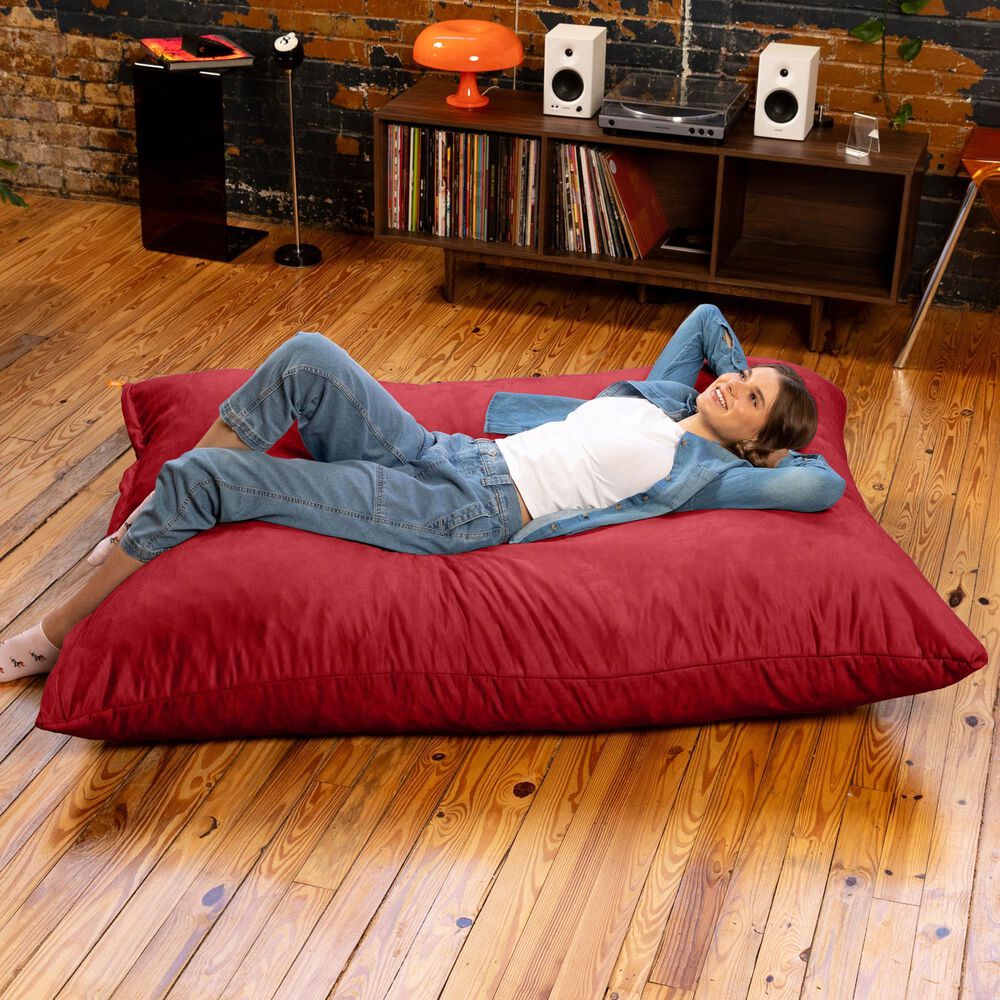Jaxx 5.5&#39; Pillow Bean Bag Pillow in Cinnabar, , large