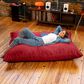 Jaxx 5.5" Pillow Bean Bag Pillow in Cinnabar, , large