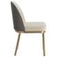 Club Collection By Sunpan Lavania Side Chair in Meg Taupe and Porcini Taupe, , large