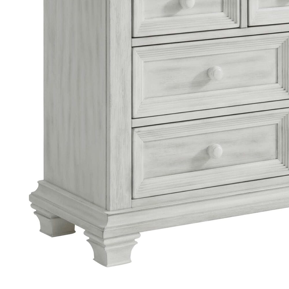 Oxford Baby Weston 7 Drawer Dresser and Changer Top in Vintage White, , large