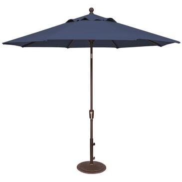 Treasure Garden Umbrella with Stand in Indigo, , large