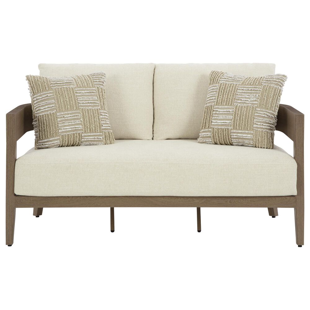 Ashley Serene 4-Piece Patio Conversation Set in White, , large