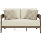 Ashley Serene 4-Piece Patio Conversation Set in White, , large