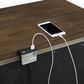 Mayberry Hill Farmington Queen Panel Bed with Two Nightstand in Medium Brown and Washed Stone, , large
