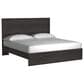 Ashley Belachime 4 Piece King Bedroom Set in Dark Charcoal, , large