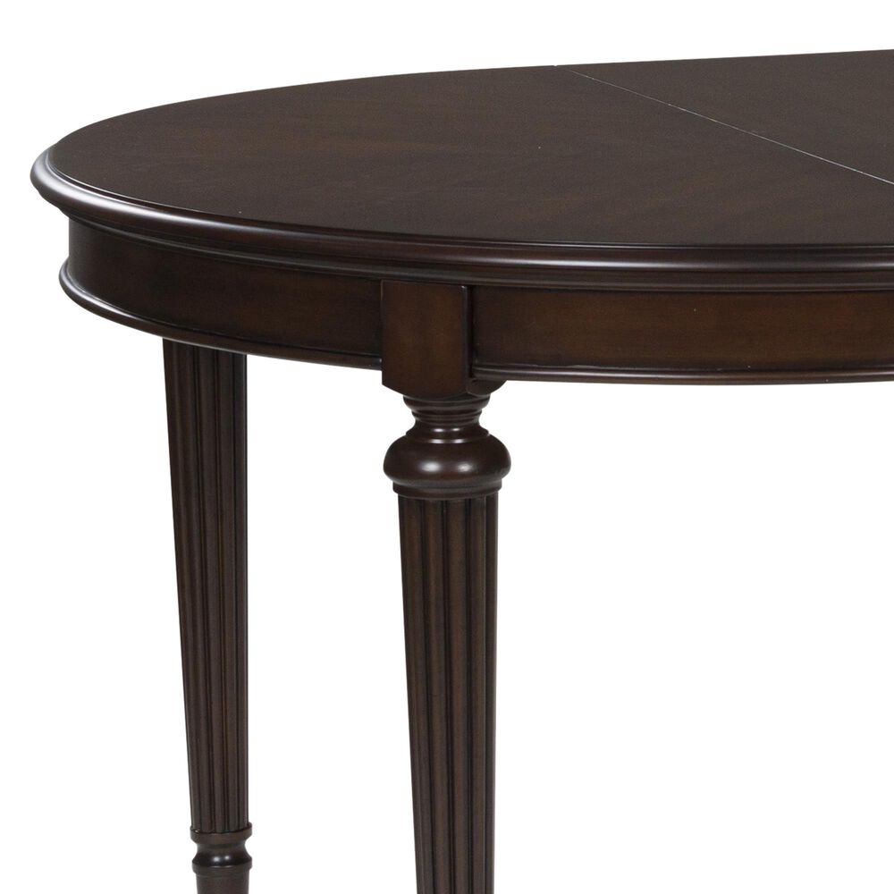 Ashley Lavinton Oval Dining Table in Cherry Brown - Table Only, , large
