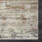L&R Resources Brisbane Striped Gray and Multicolor 10" x 13"10" Area Rug, , large