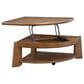 Nicolette Home Tanner Lift Top Cocktail Table with Casters in Tawny Brown, , large