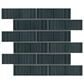 Emser Ornami Washi 2" x 6" on 11" x 12" Ceramic Mosaic Sheet, , large