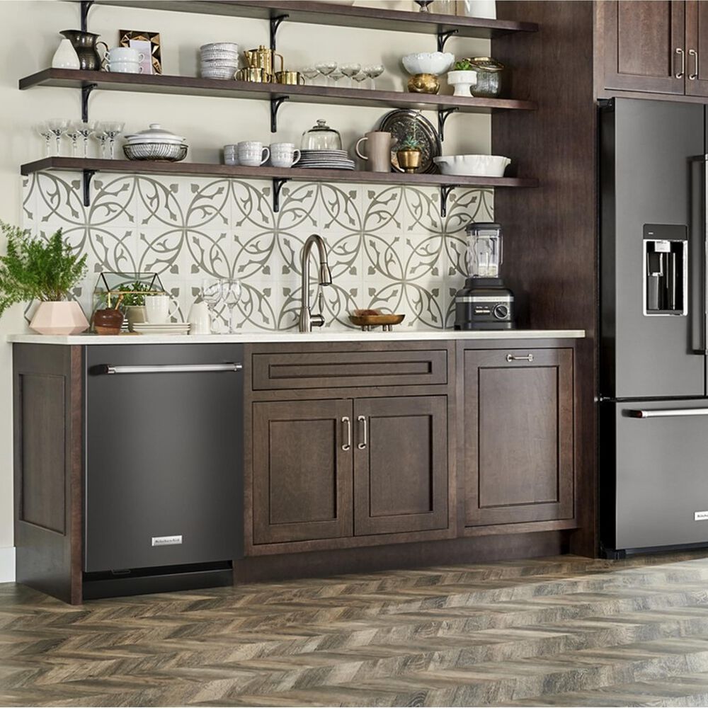 KitchenAid 44 dBA BuiltIn Bar Handle Dishwasher with FreeFlex 3rd Rack