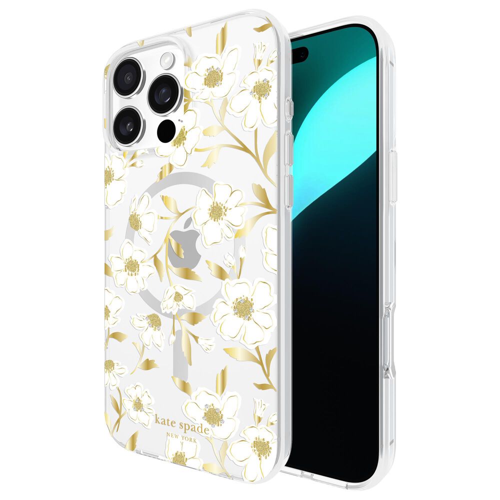 Kate Spade Protective Magsafe Case for Apple iPhone 16 Pro Max in Sunshine Floral, , large
