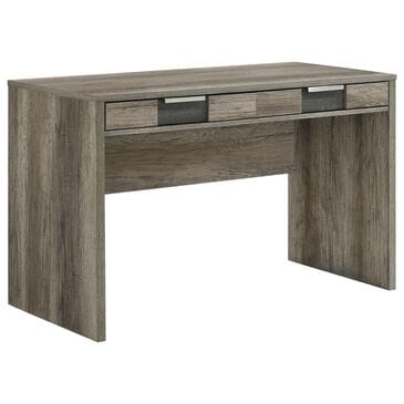 Crown Mark Rangley Writing Desk in Grey and Brown, , large
