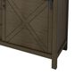 Lexora Home Marsyas 84" Double Bathroom Vanity in Rustic Brown with White Quartz Top and Rectangular Sinks, , large