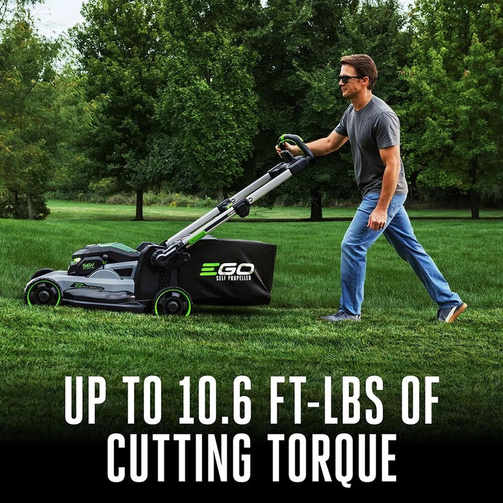 EGO POWER+ 22" Select Cut Battery-Powered Self-Propelled Mower with Two 6.0Ah Batteries and 560W Charger, , large