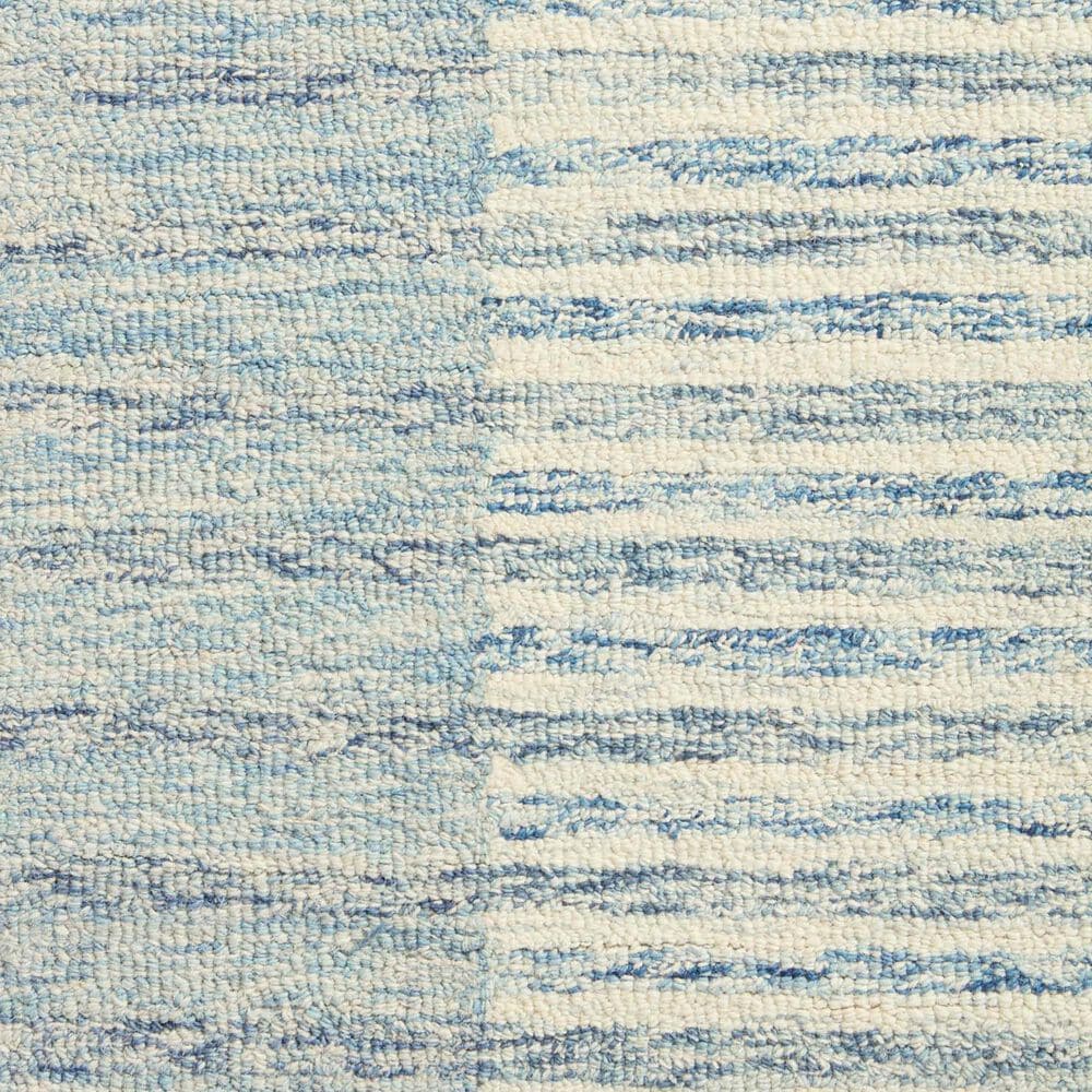 Chris Loves Julia x Loloi Chris 5&#39; x 7&#39;6&quot; Ivory and Denim Area Rug, , large