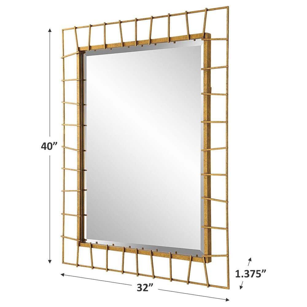 Uttermost Townsend Mirror in Antique Gold, , large