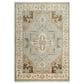RIZZY Belmont 10" x 14" Grey, Brown, Ivory and Blue Area Rug, , large