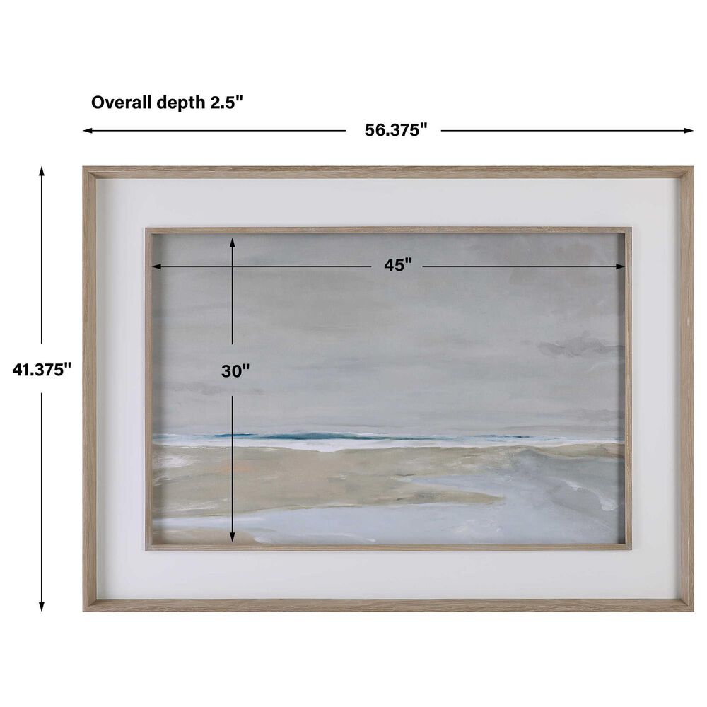 Uttermost Oregon Coast 41&quot; x 56&quot; Framed Print in Natural, , large