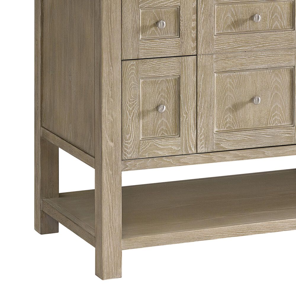 James Martin Vanities Breckenridge 72&quot; Double Vanity in Whitewashed Oak with 3 cm Parisien Bleu Quartz Top, , large