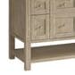 James Martin Vanities Breckenridge 72" Double Vanity in Whitewashed Oak with 3 cm Parisien Bleu Quartz Top, , large