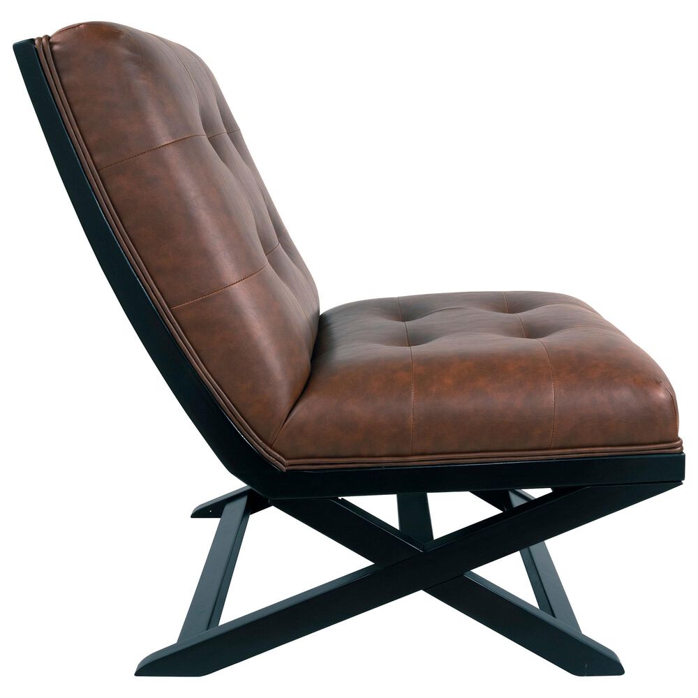 Signature Design by Ashley Sidewinder Accent Chair in Brown | Nebraska