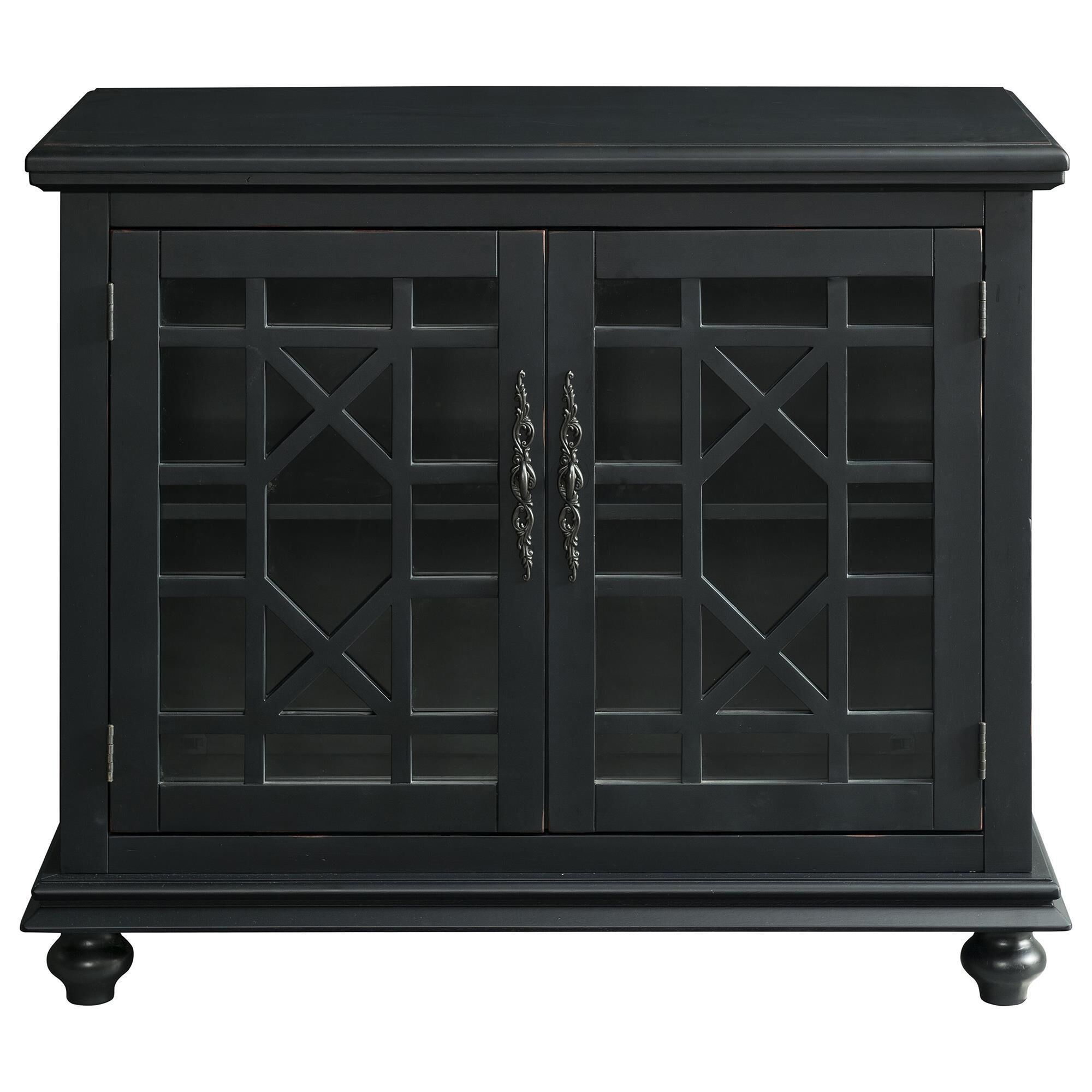 Martin Svensson Home Cassandra Small Spaces TV Stand in Antique Black