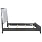 New Heritage Design Odessa 4-Piece King Bedroom Set in Charcoal and Silver, , large
