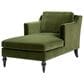 Jennifer Taylor Home Josephine 60" Upholstered Chaise Lounge in Olive Green, , large