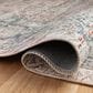 Chris Loves Julia x Loloi Jules 2" x 5" Natural and Ocean Area Rug, , large