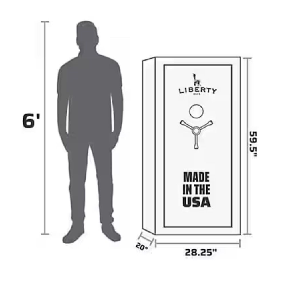 Liberty Safe Centurion 24 Gun Safe in Black, , large