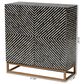 Baxton Studio Belenus Storage Cabinet in Gold, Black and Grey, , large