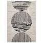 Central Oriental Etros Malva Beige and Black 7"10" x 9"10" Area Rug, , large
