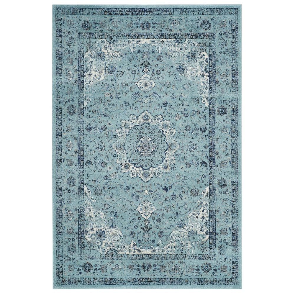 Safavieh Evoke EVK220E-4 4&#39; x 6&#39; Light Blue/Light Blue Area Rug, , large