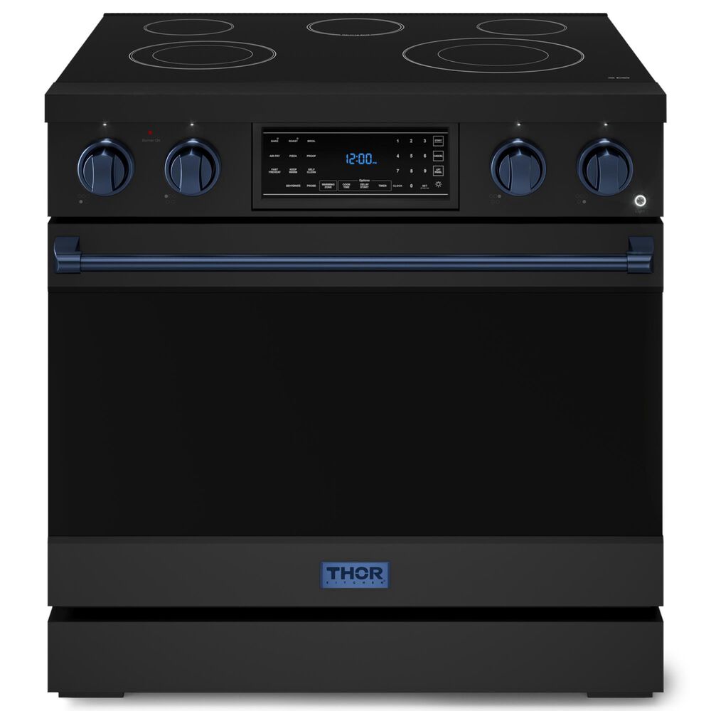 THOR KITCHEN 3-Piece Kitchen Package with 17.5 Cu. Ft. French-Door Refrigerator in Black and Navy Blue, , large