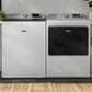 Maytag 5.3 Cu. Ft. Smart Top Load Washer and 7.4 Cu. Ft. Smart Electric Top Load Dryer Laundry Pair in White, , large