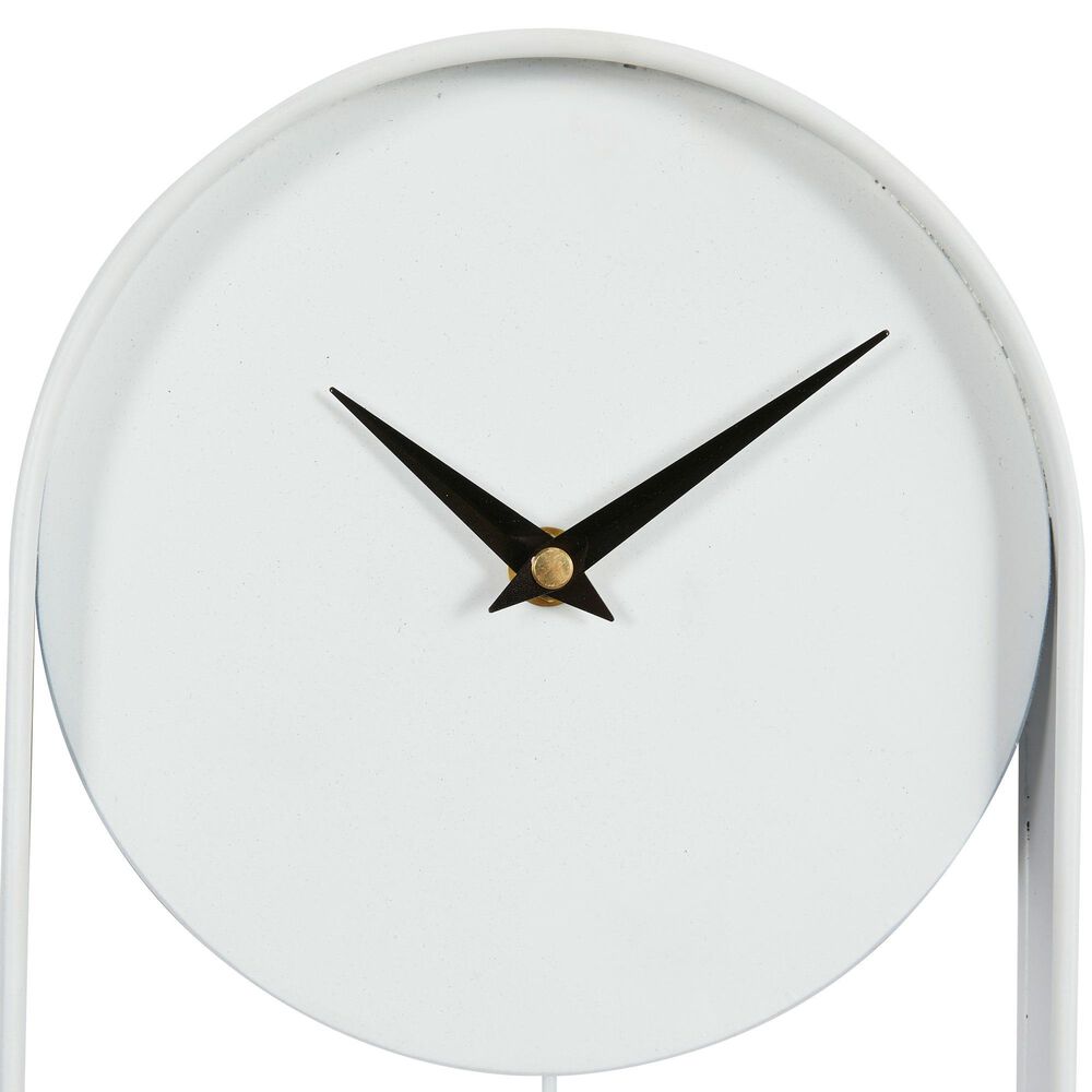 CosmoLiving by Cosmopolitan 7.5&quot; x 20&quot; Wall Clock in White, , large