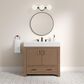 37B Alanya 36" Single Bathroom Vanity in Walnut Drift with White Composite Stone Top, , large