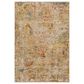Surya Mona Lisa Abstract 9" x 12"2" Tan, Mustard, Olive, Sage, Brick Red, Dark Blue and Burgundy Area Rug, , large
